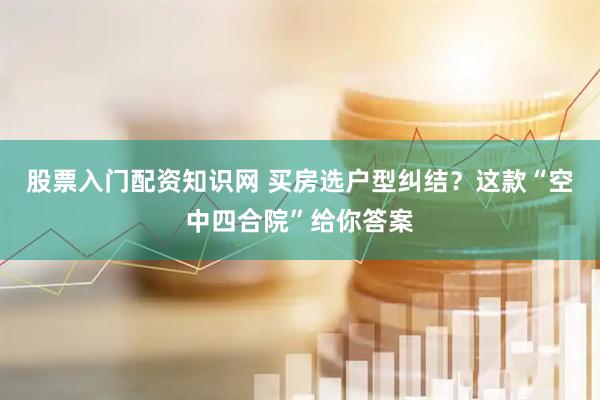 股票入门配资知识网 买房选户型纠结？这款“空中四合院”给你答案